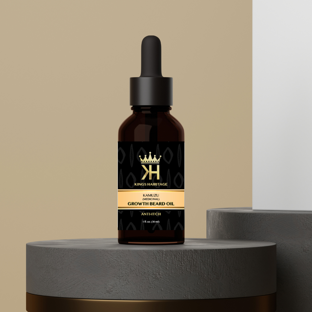 KAMUZU (MEDICINAL): ANTI-ITCH + GROWTH BEARD OIL