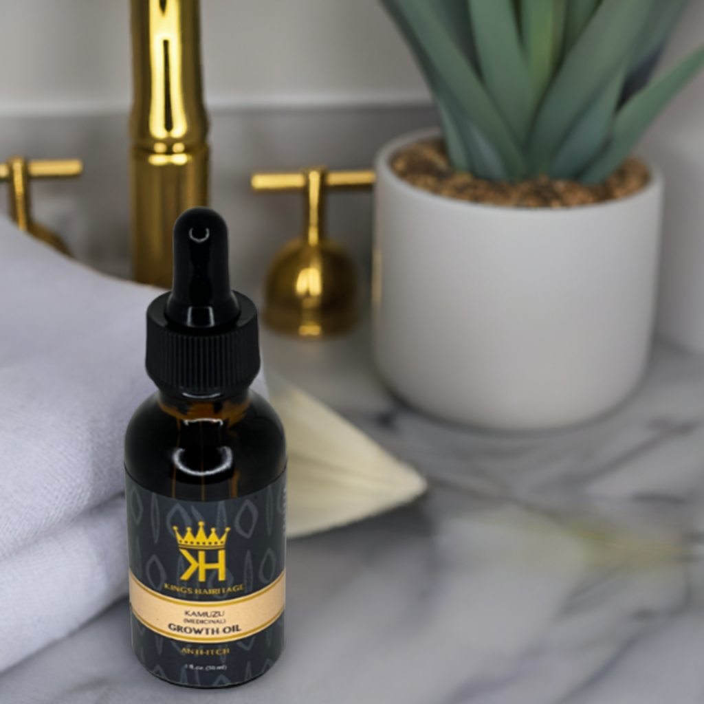 KAMUZU (MEDICINAL): ANTI-ITCH + GROWTH BEARD OIL