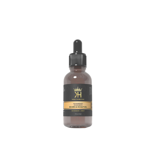MUHAMMADU (PRAISEWORTHY) ROSEMARY + MINT BEARD & SCALP OIL